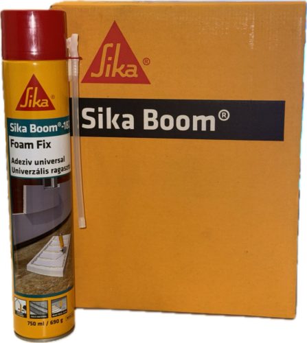 Sika Boom-182 Foam Fix  (12 x 750 ml + AJÁNDÉK TÖRLŐKENDŐ)